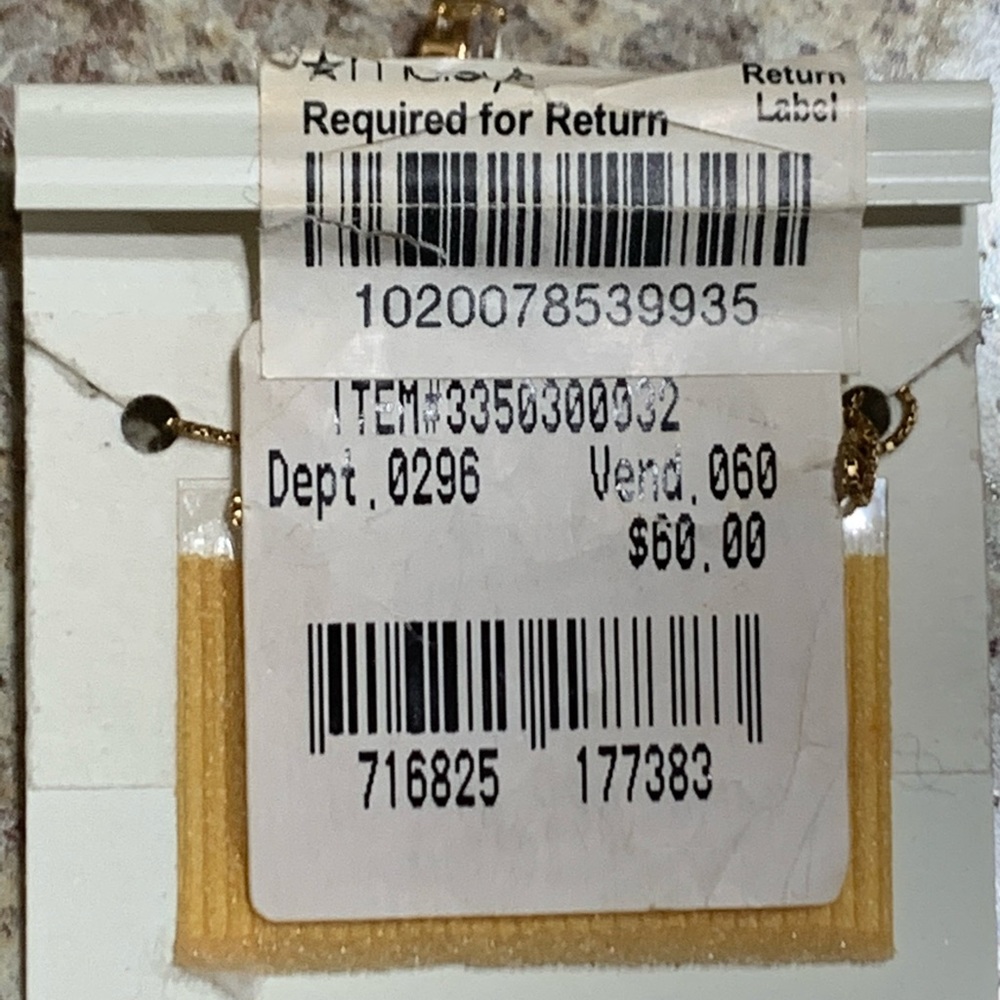 Macy’s Triple Round CZ Drop Pendant Necklace - Picture 2 of 2